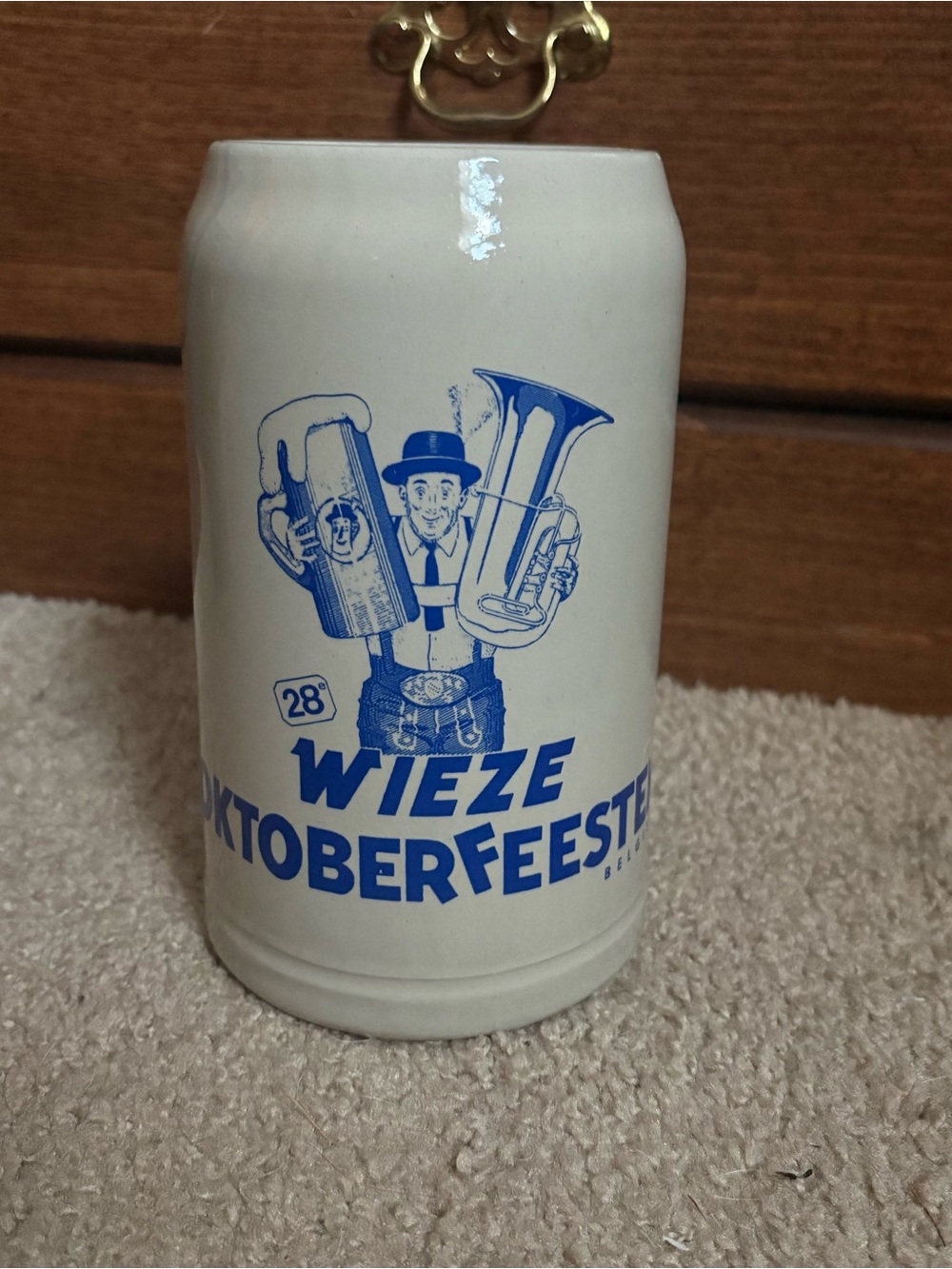 WIEZE Oktoberfeesten Ceramic Beer Stein